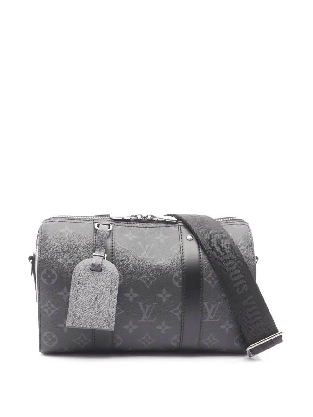 Louis Vuitton Pre-Owned 2021-2025 Monogram Eclipse City Keepall Louis Vuitton Pre-Owned 2021-2025 Monogram Eclipse City Keepall