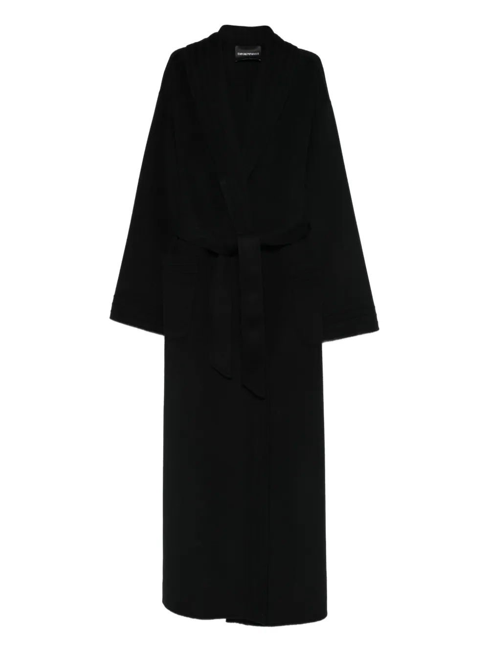 Emporio Armani wide-sleeves coat - Nero