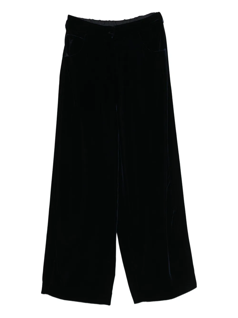 Emporio Armani velvet trousers - Blu