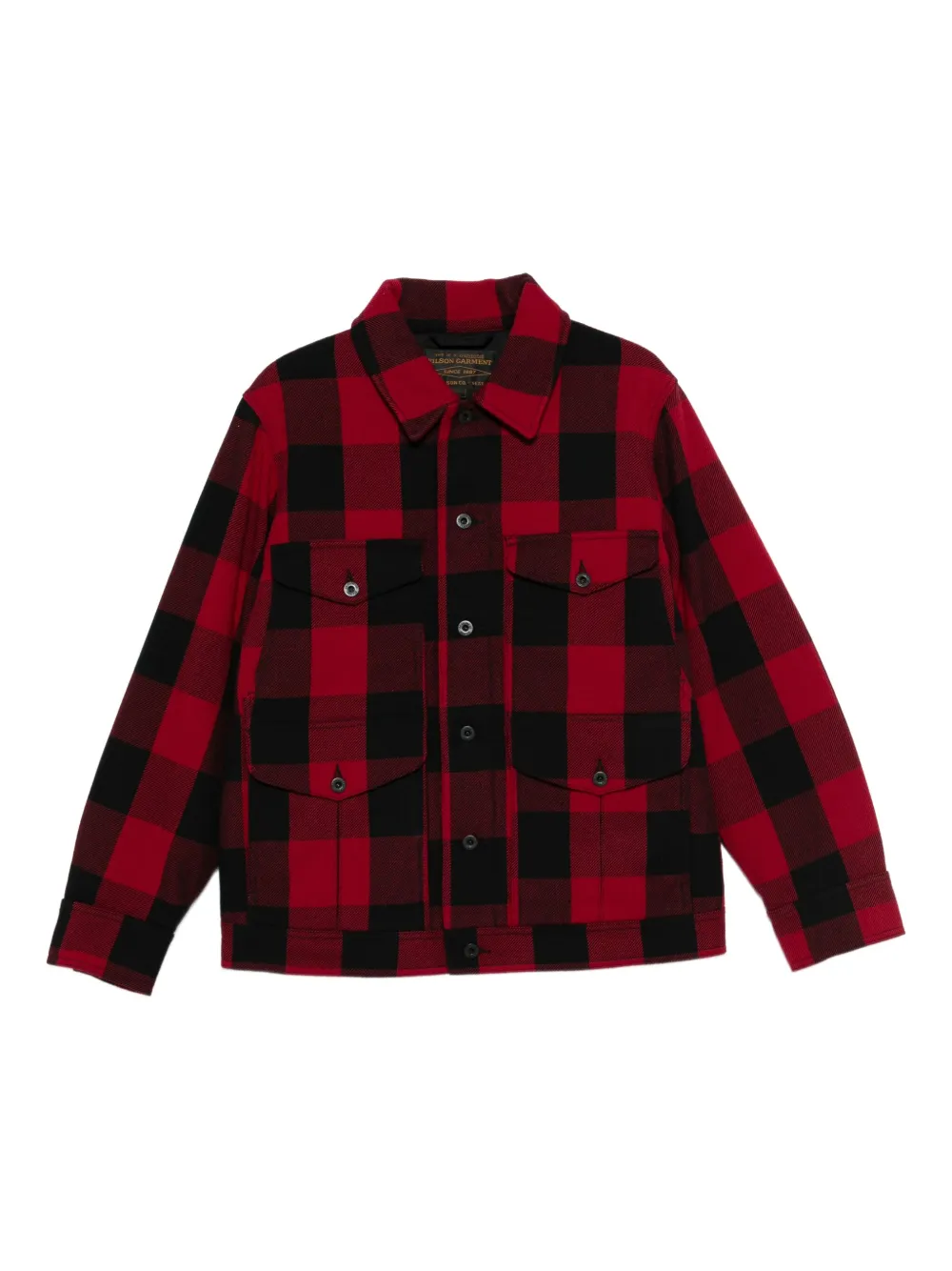 Filson check pocket jacket | Schwarz | Image 1