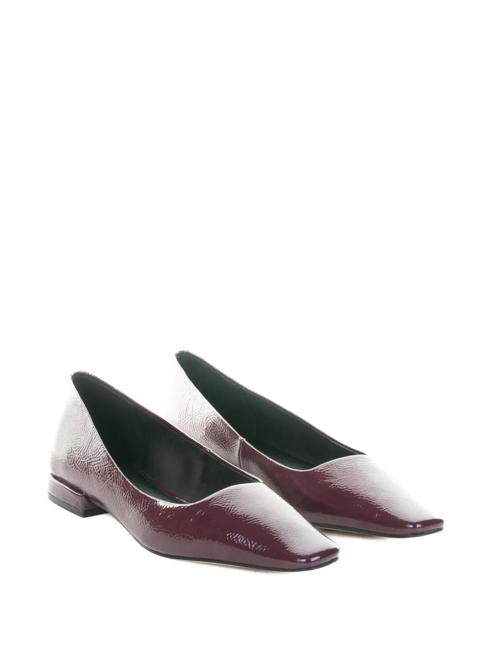 Michael Kors Darrah leather ballet flats - Rood