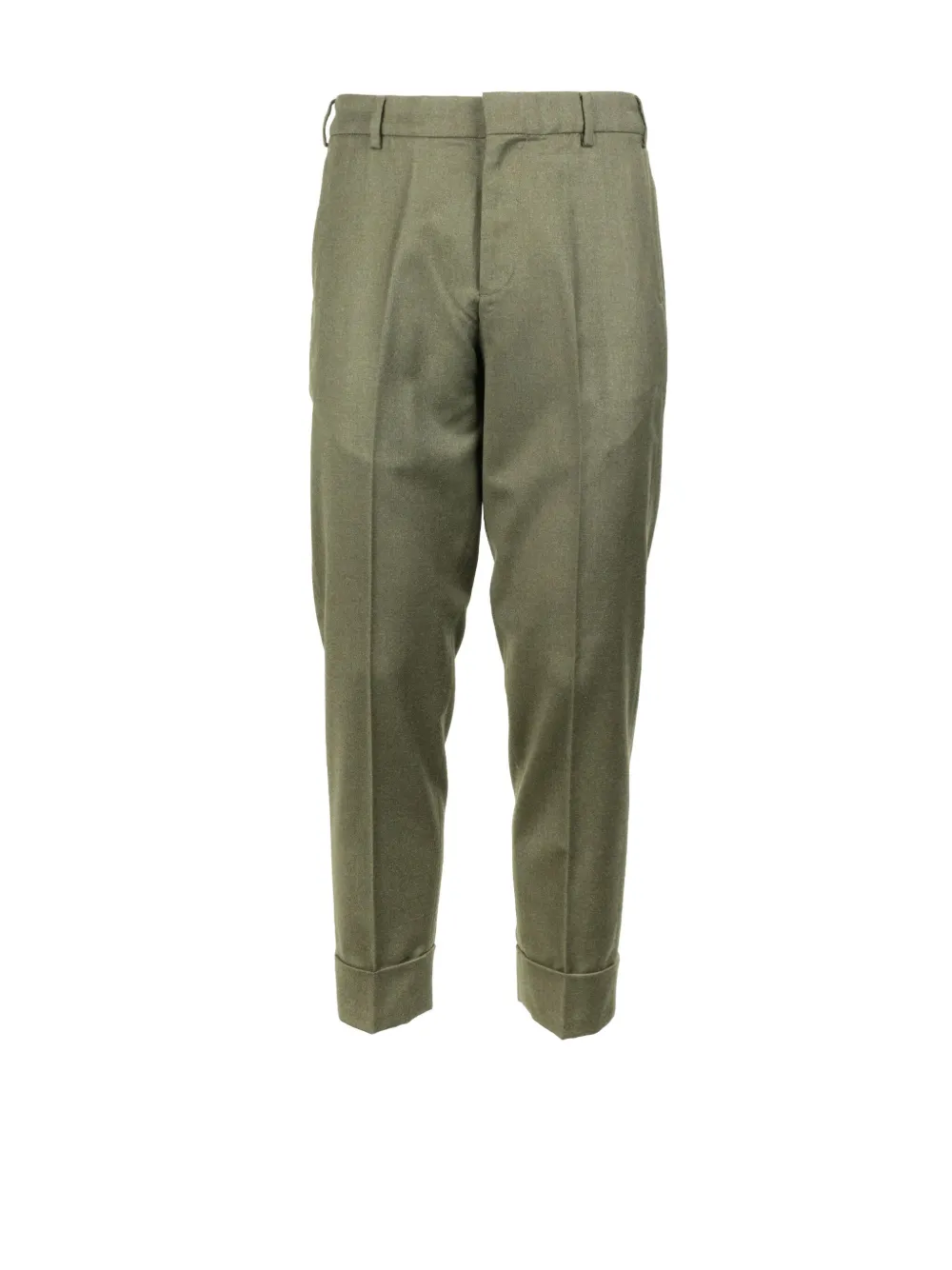 Cruna Bergen cuffed trousers - Groen