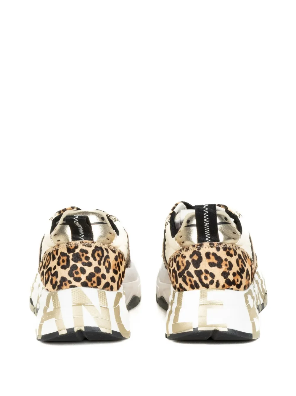 Voile Blanche Club105 leopard-print sneakers Beige