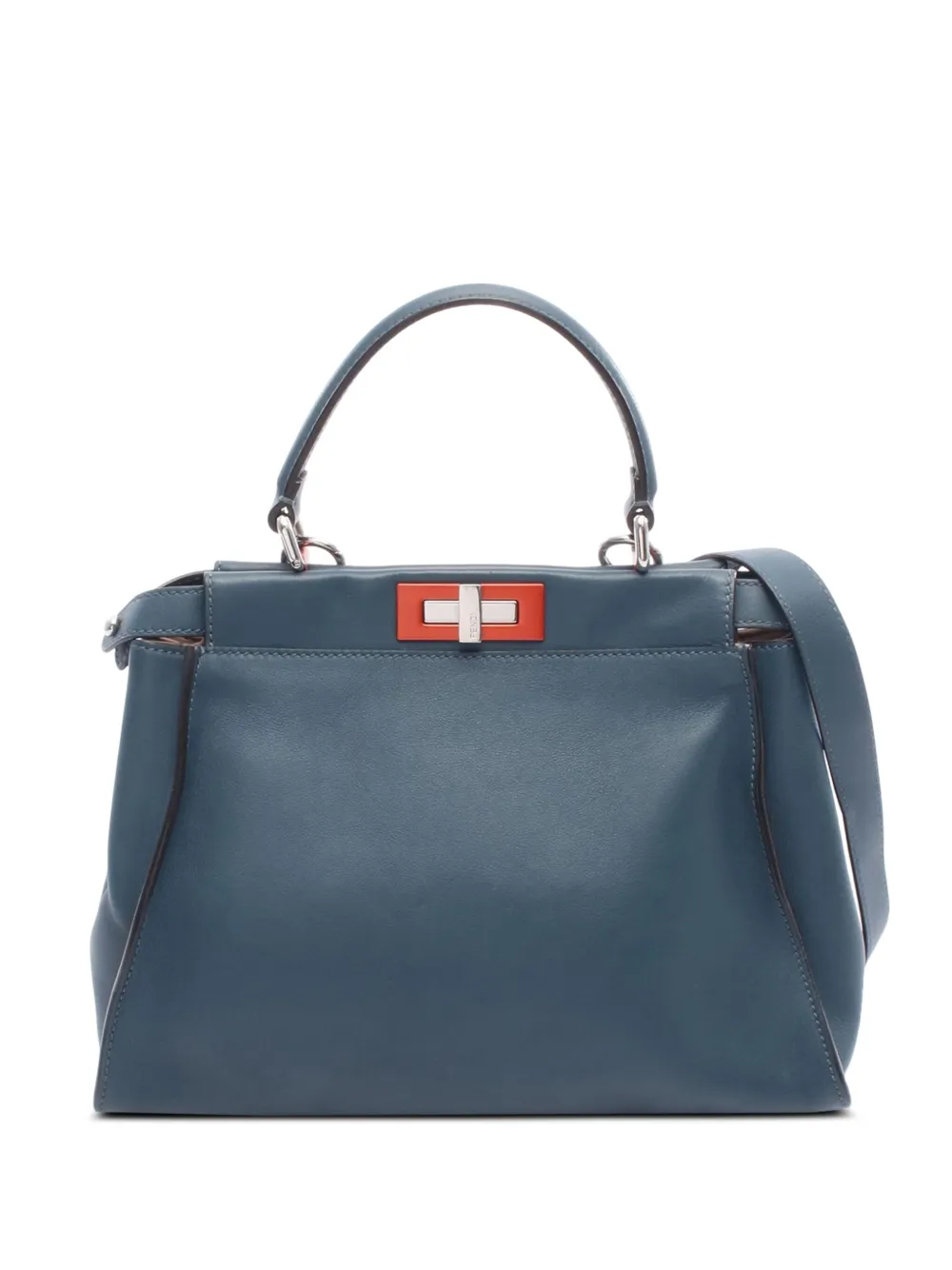 Fendi Pre-Owned 2010-2025 Medium Calfskin Peekaboo Iconic Satchel Fendi Pre-Owned 2010-2025 Medium Calfskin Peekaboo Iconic Satchel