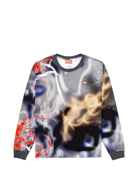 Diesel T-Boxt-Ls-V4 long sleeve graphic T-Shirt