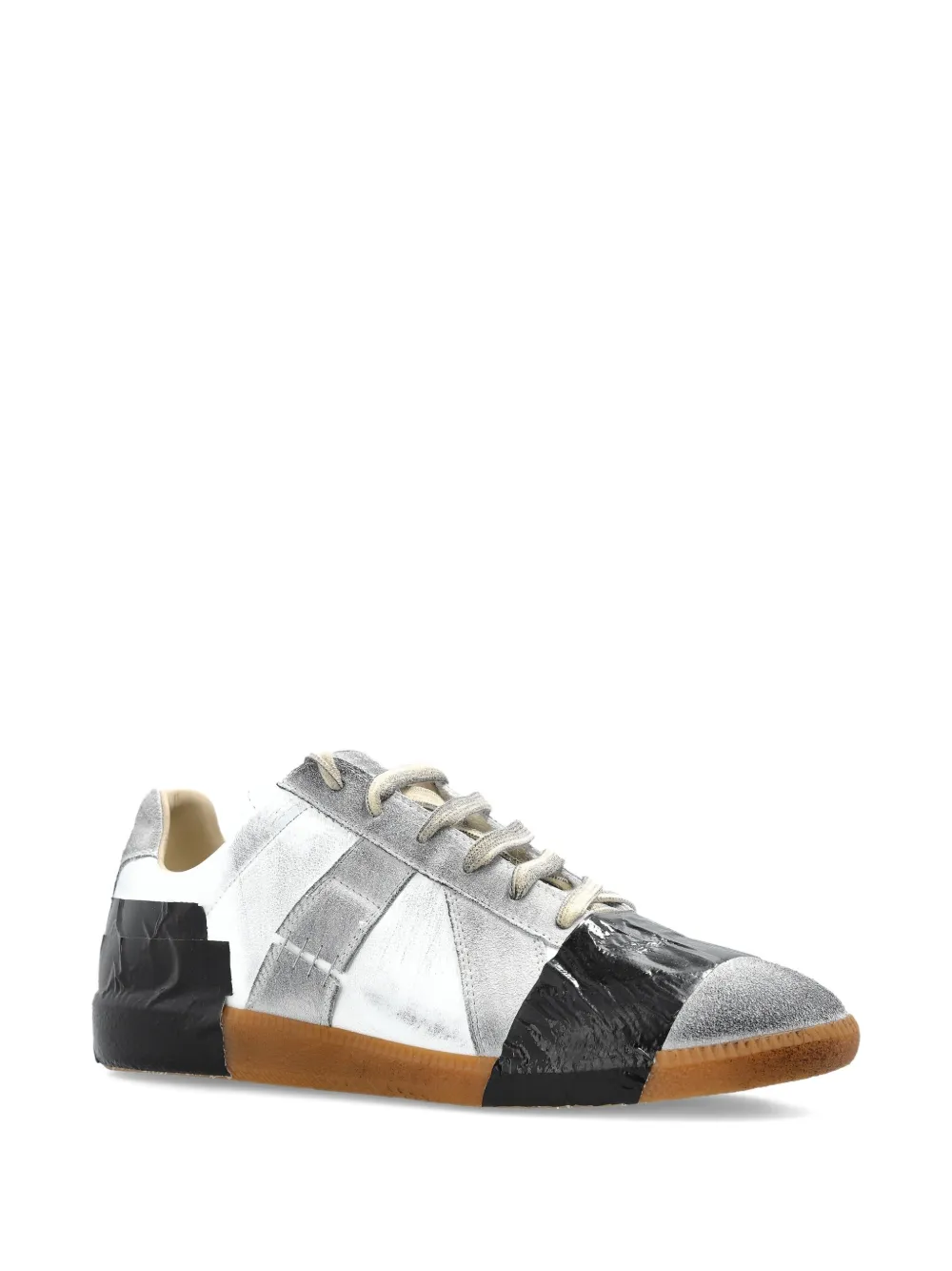 Maison Margiela Sneakers met verweerd effect en vlakken Wit