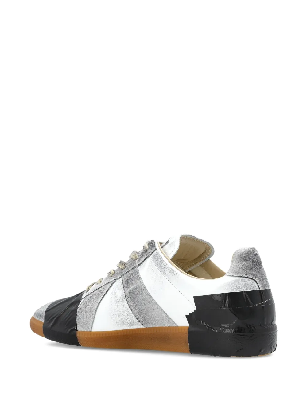Maison Margiela Sneakers met verweerd effect en vlakken Wit