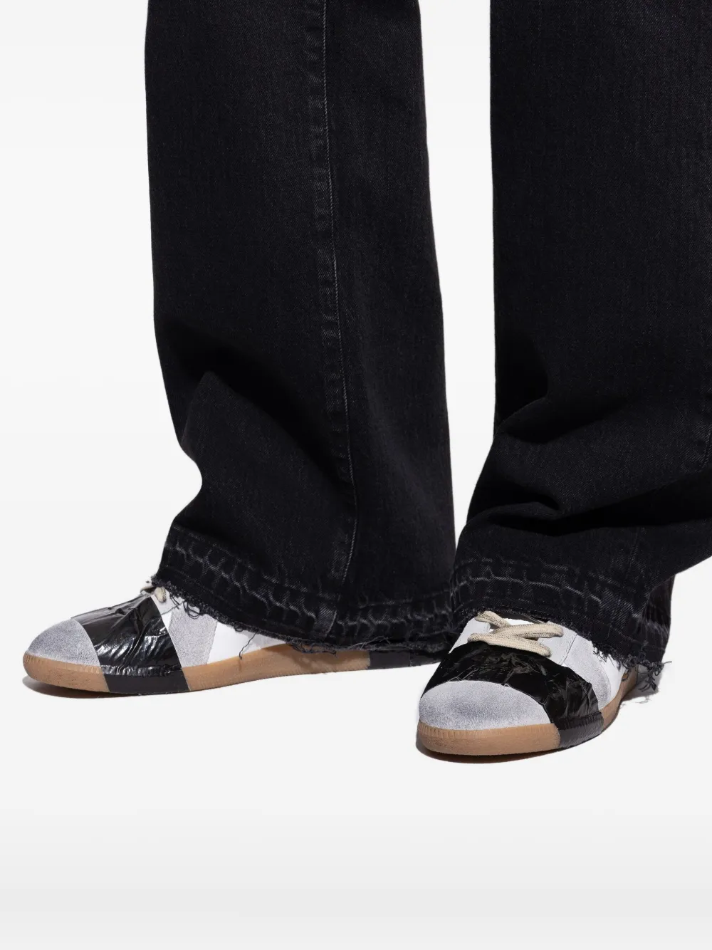 Maison Margiela Sneakers met verweerd effect en vlakken Wit