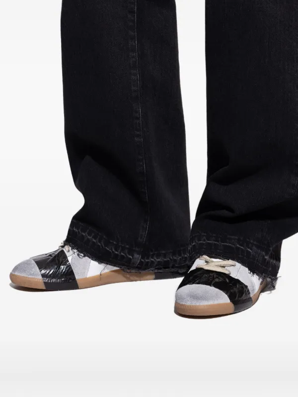 Maison Margiela weathering-effect Panelled lace-up Sneakers