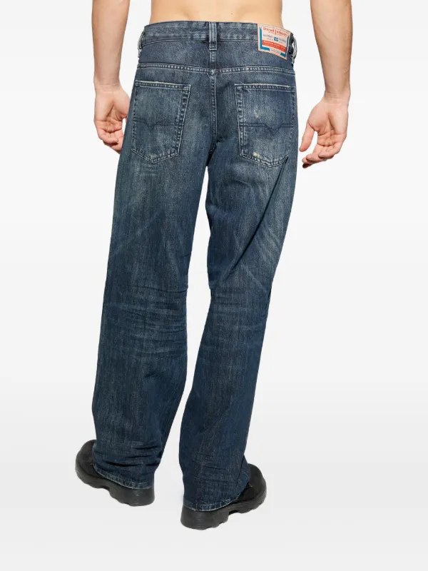 Diesel 2001 D-Macro Wide Leg Jeans | Blue | FARFETCH