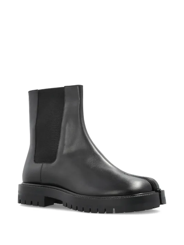 Maison Margiela Tabi elasticated-sides Chelsea Boots | Black