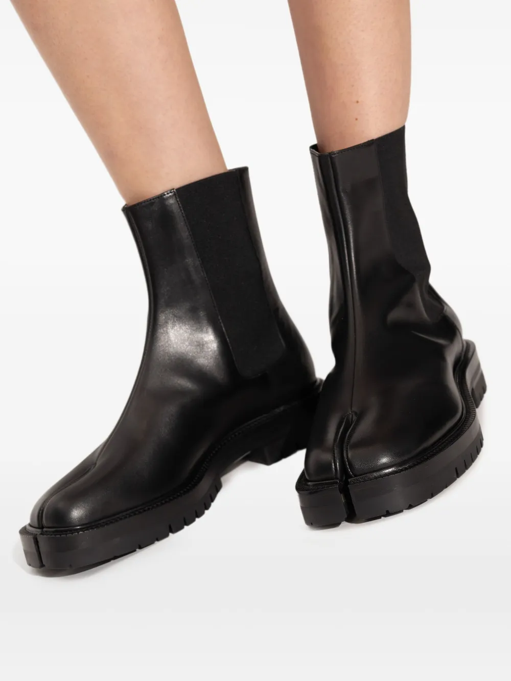Maison Margiela タビ チェルシーブーツ | ブラック | FARFETCH JP