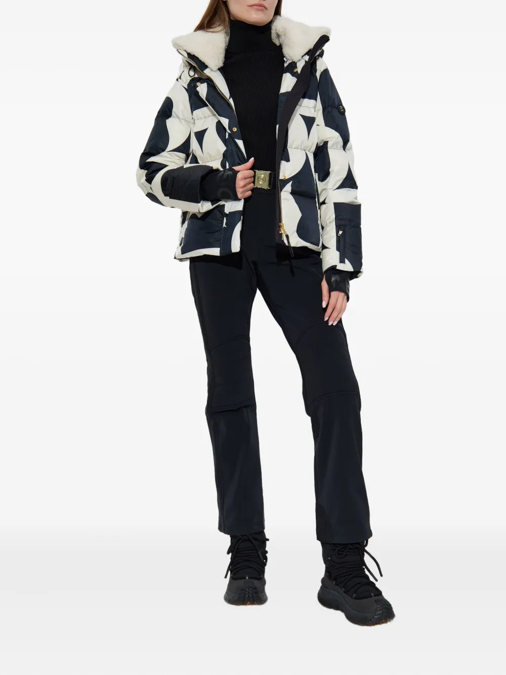 BOGNER Madei zip-hem ski trousers - Zwart