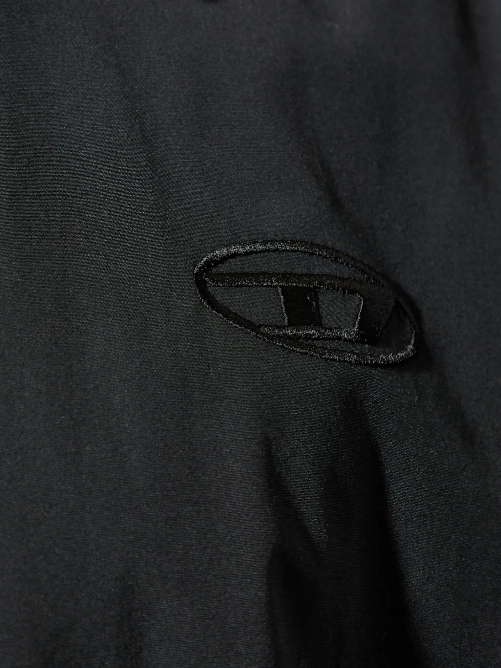 Diesel S-Simply-Gsbh overhemd met geborduurd logo Zwart