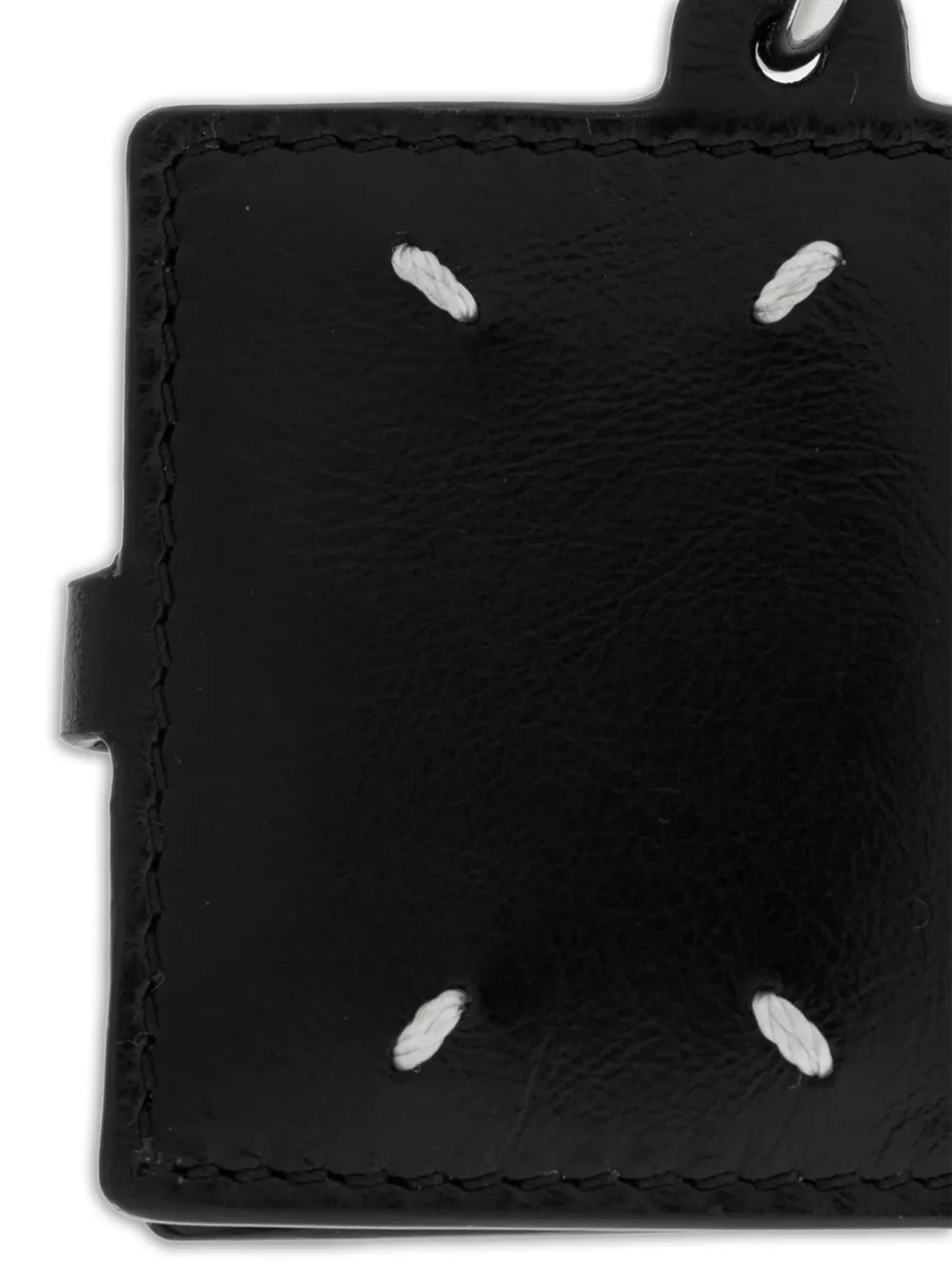 Maison Margiela Sleutelhanger met stikseldetail Zwart