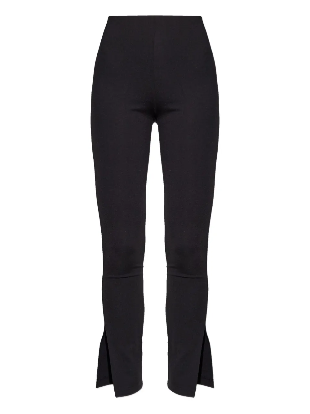 Anine Bing Kylie Split-cuffs Trousers In Black