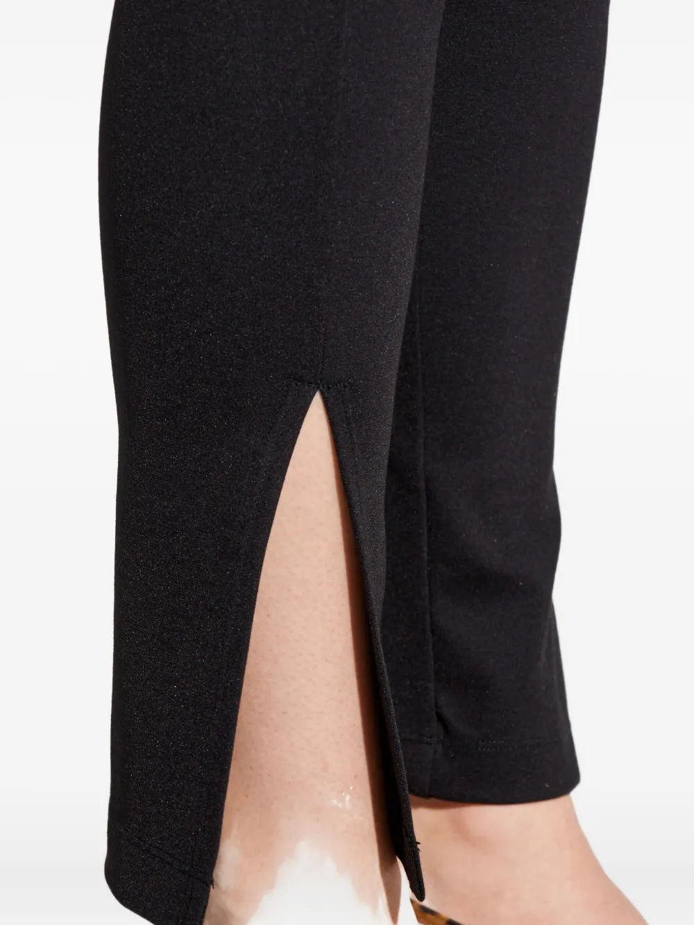 Anine Bing Kylie Split-cuffs Trousers In Black