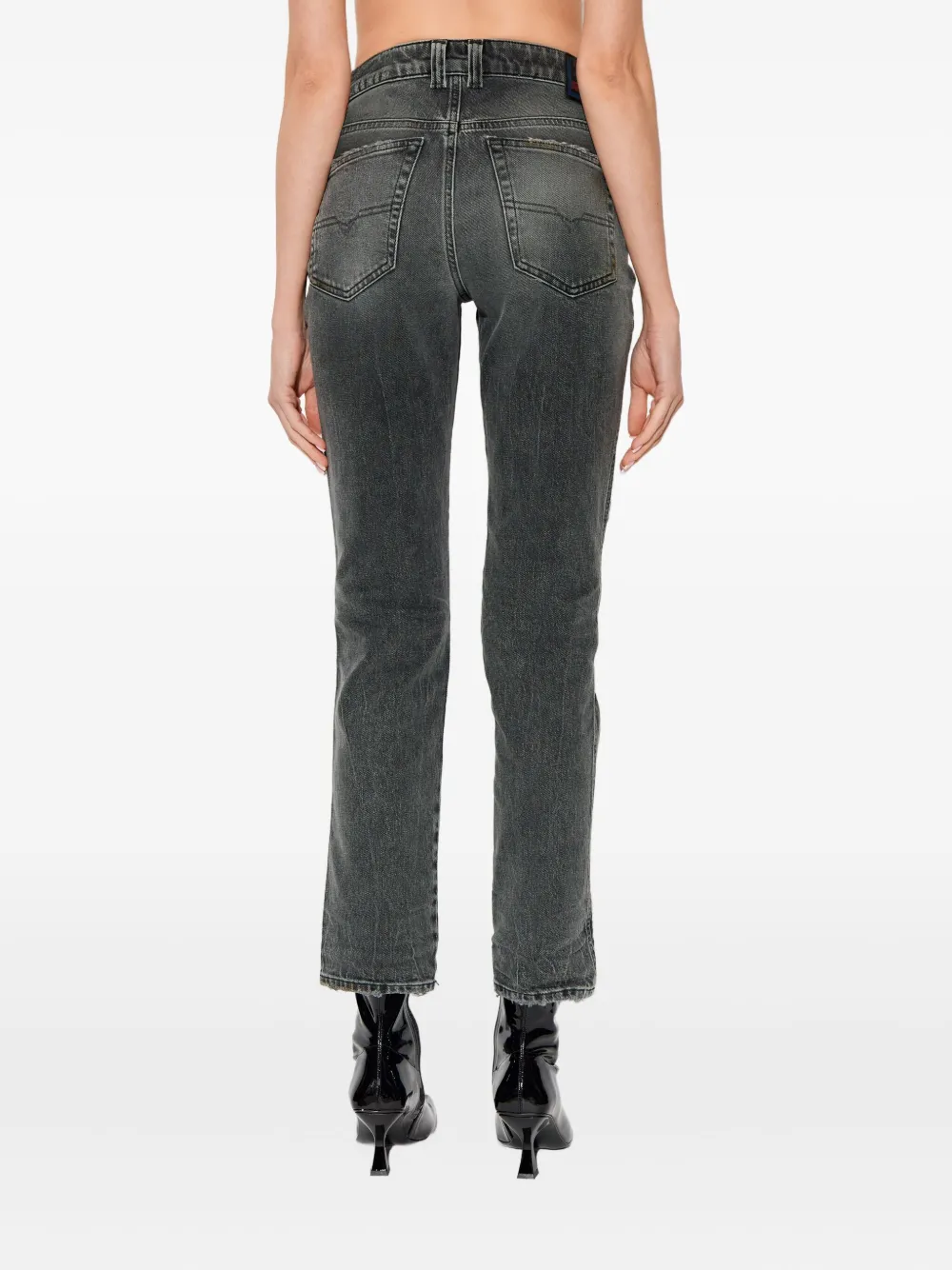 Diesel 1992 jeans met gerafeld detail Grijs