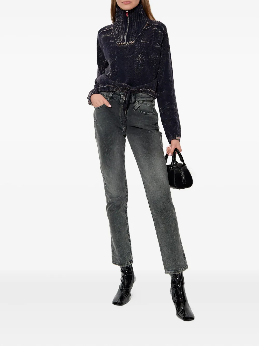 Diesel 1992 distressed-detail jeans - Grijs