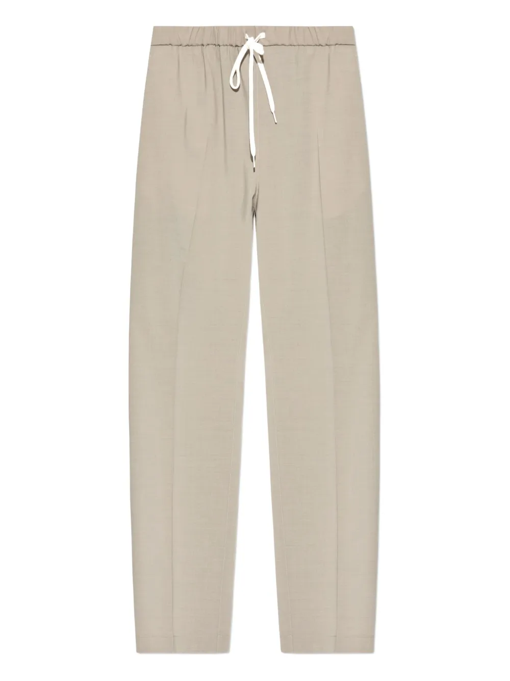 MM6 Maison Margiela drawstring-waist trousers | Neutrals | Image 1