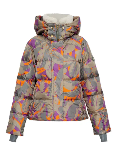 BOGNER Maja leaf-print ski jacket