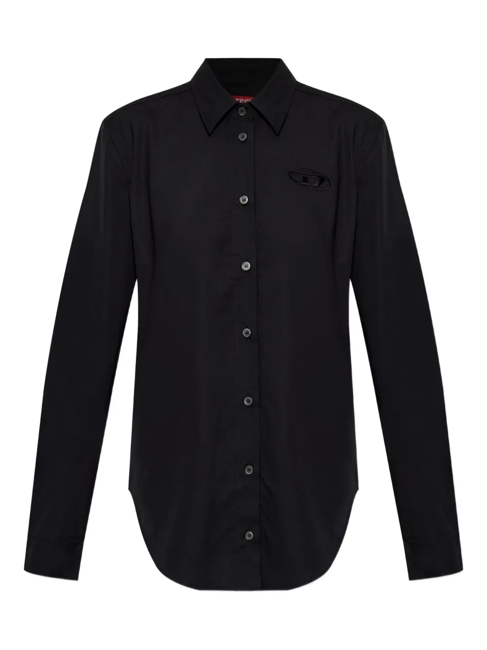 Diesel C-Ronor logo-embroidered shirt - Nero