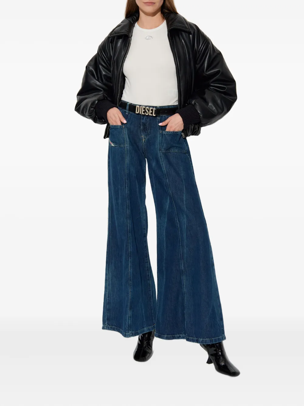 Diesel D-Akii 09n61 front-pockets jeans - Blauw