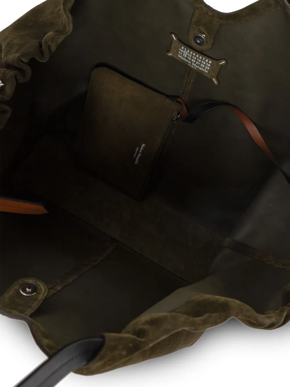 Maison Margiela Shopper met trekkoord en handvat Groen