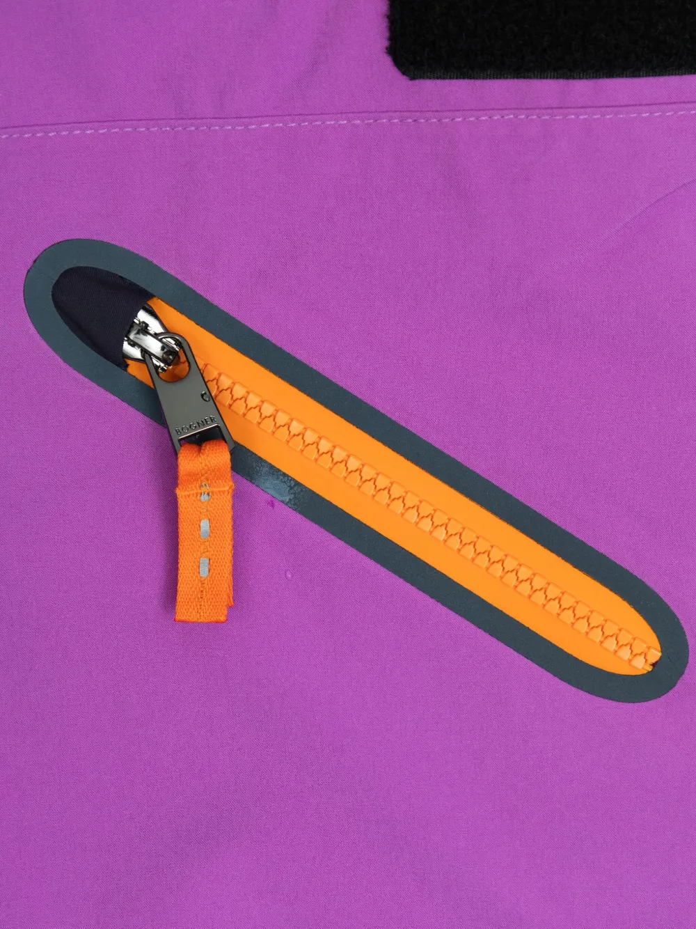 Bogner Kids Gestreept skipak met capuchon Paars