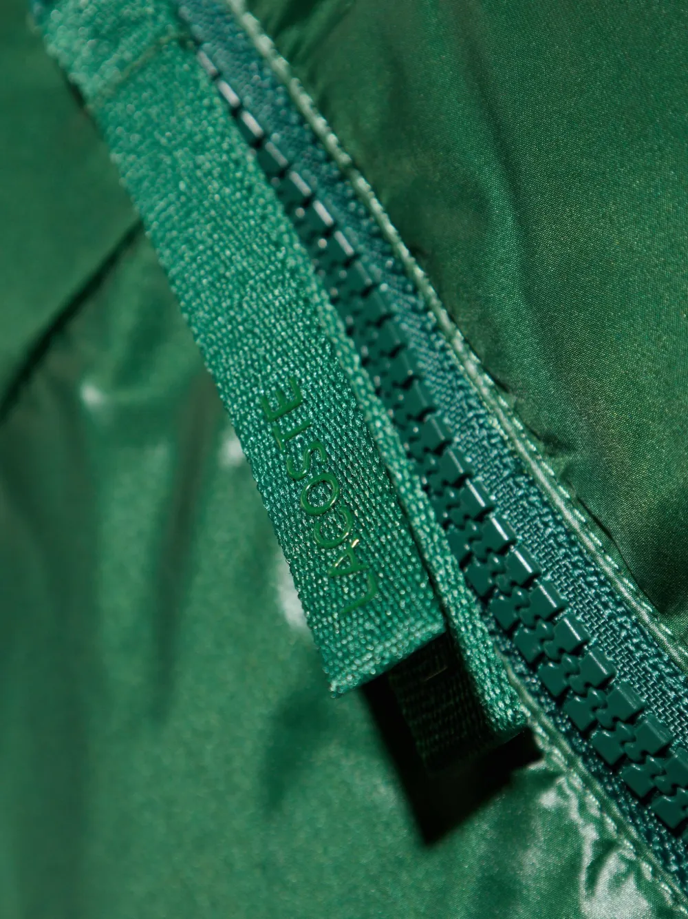 Lacoste Gewatteerd jack met capuchon Groen