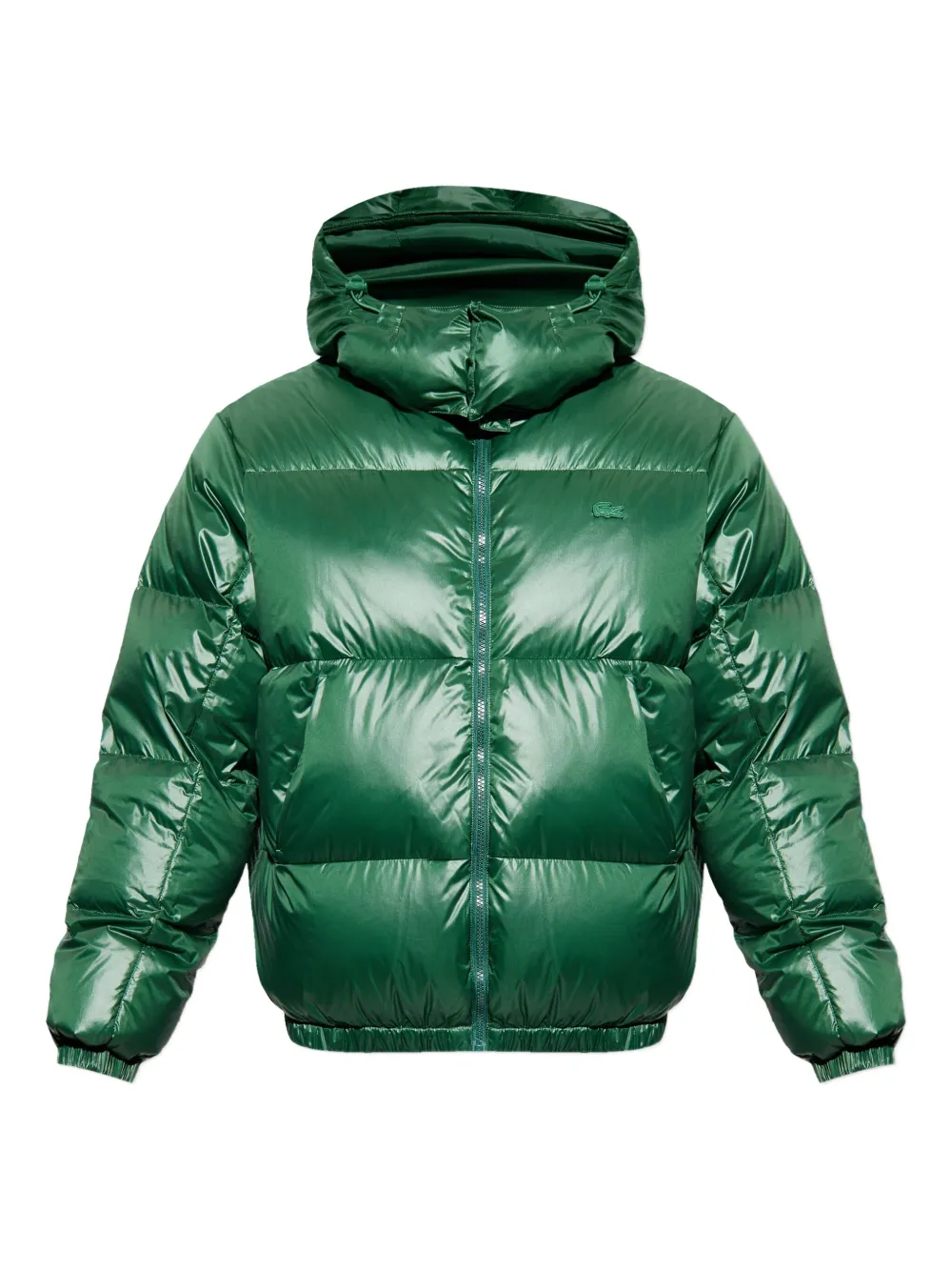 Lacoste hooded padded jacket | Green | Image 1