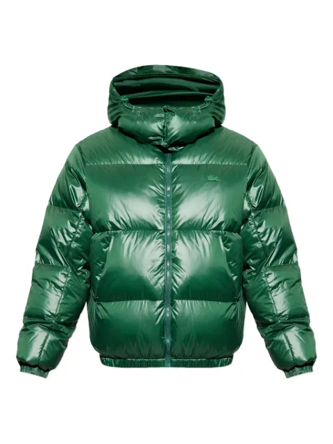 Lacoste chamarra capitonada con capucha