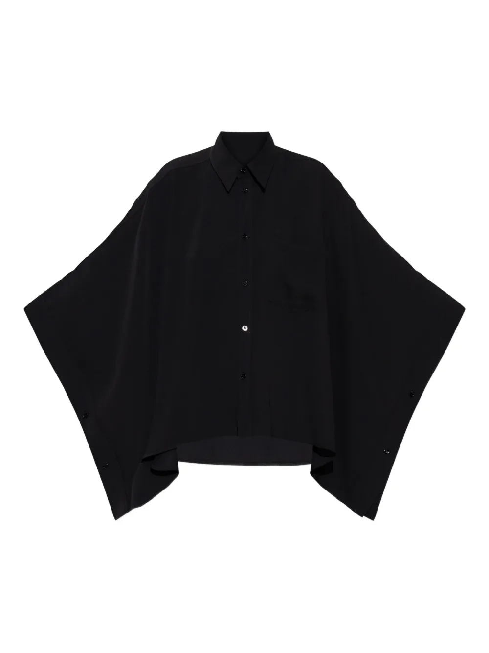 Mm6 Maison Margiela Button-up Shirt In Black