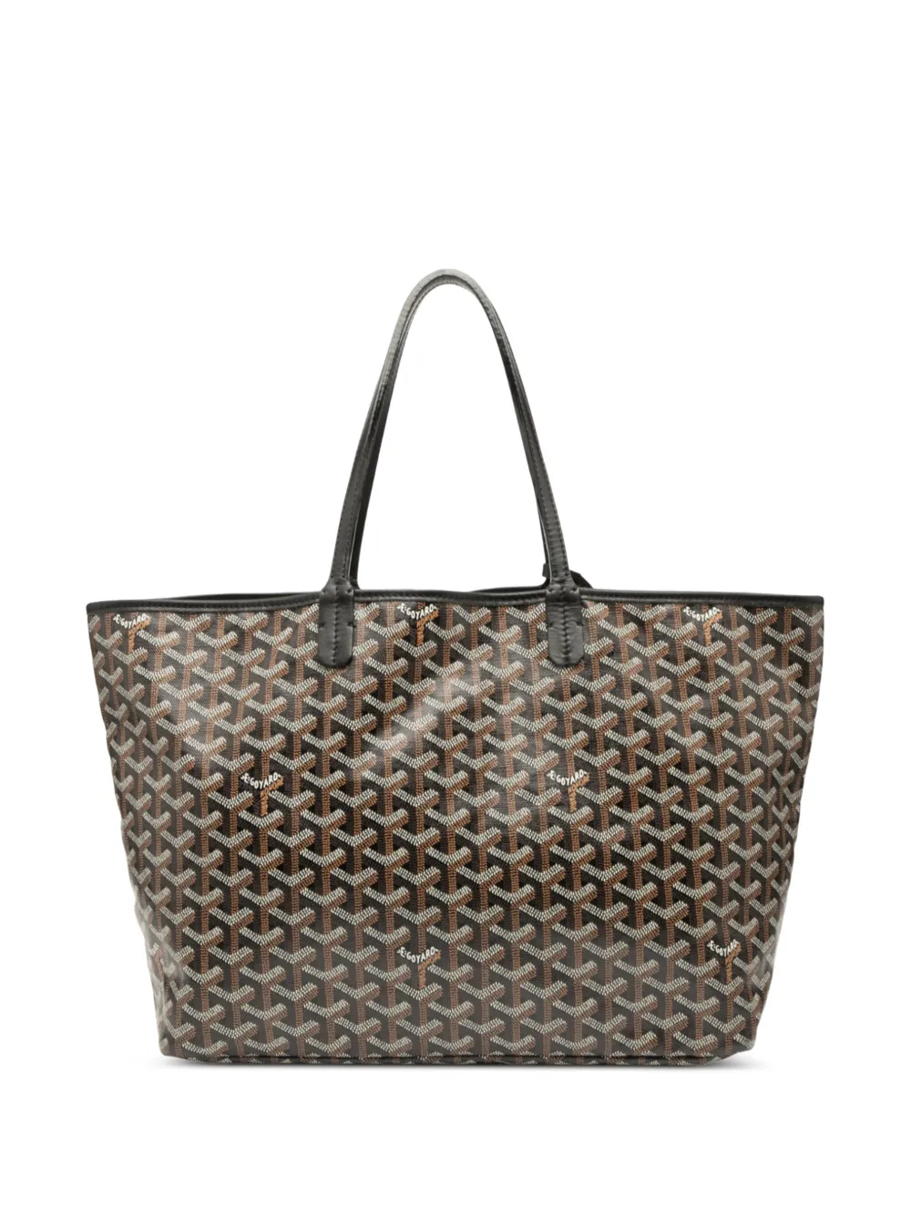 Goyard Pre-Owned 2011 Goyardine Saint Louis PM tote bag - ブラック Goyard Pre-Owned 2011 Goyardine Saint Louis PM tote bag - ブラック