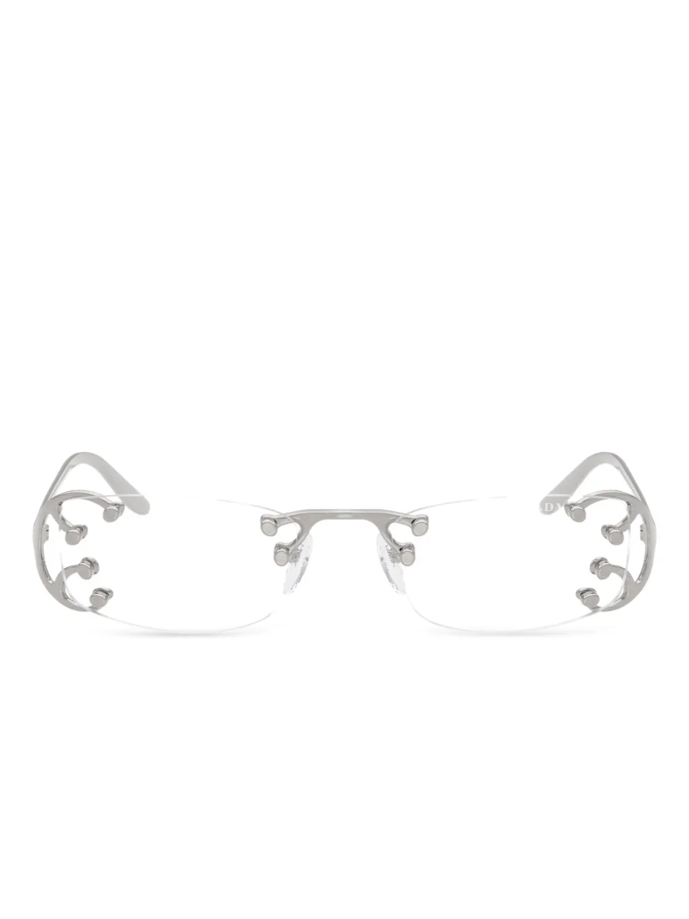 Prada Eyewear lunettes de vue à design sans monture | Image 2