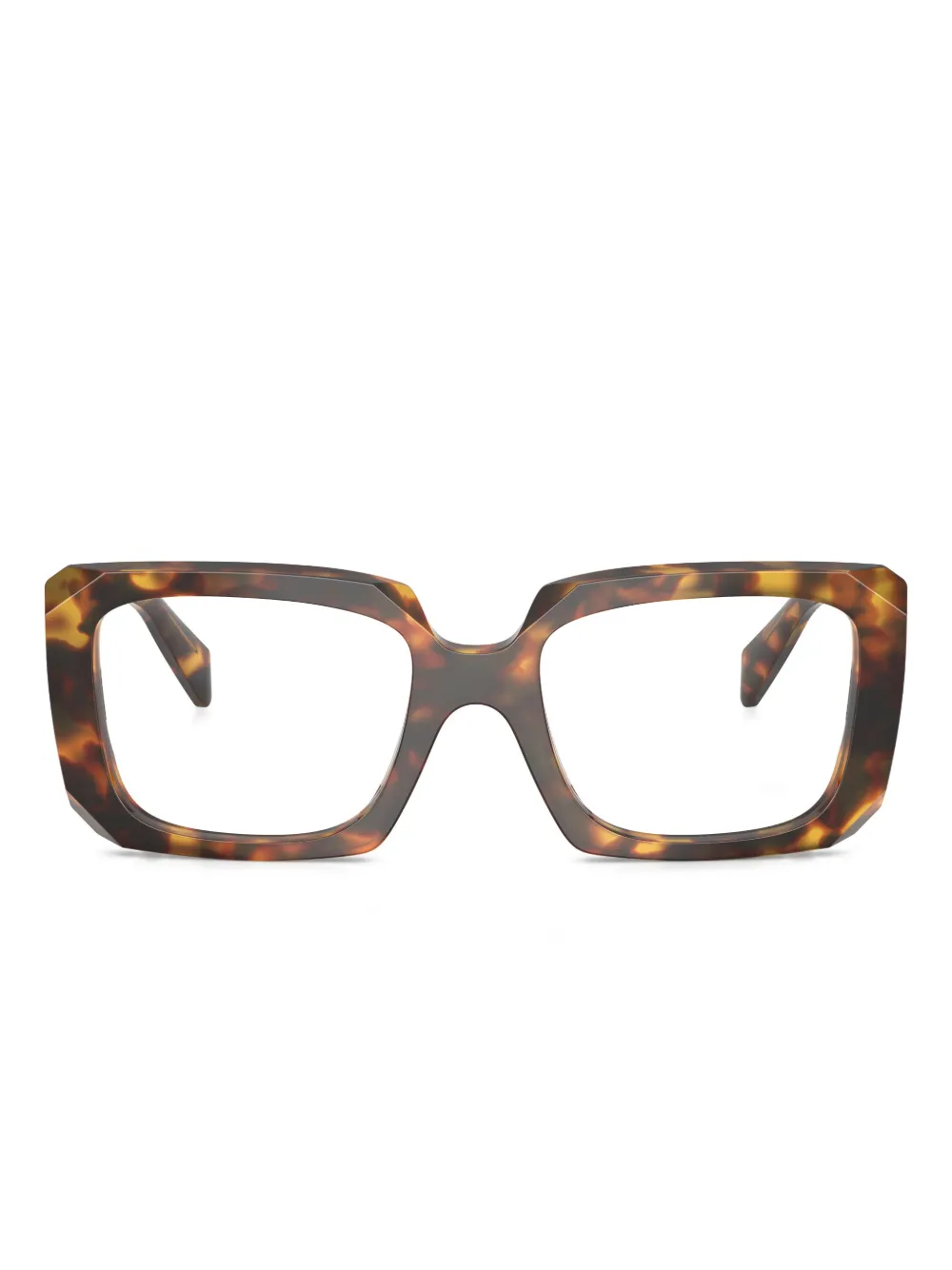 Prada Eyewear square-frame tortoiseshell glasses | Image 2