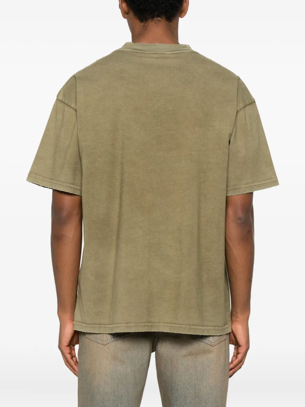 Represent Stud-logo T-shirt In Green