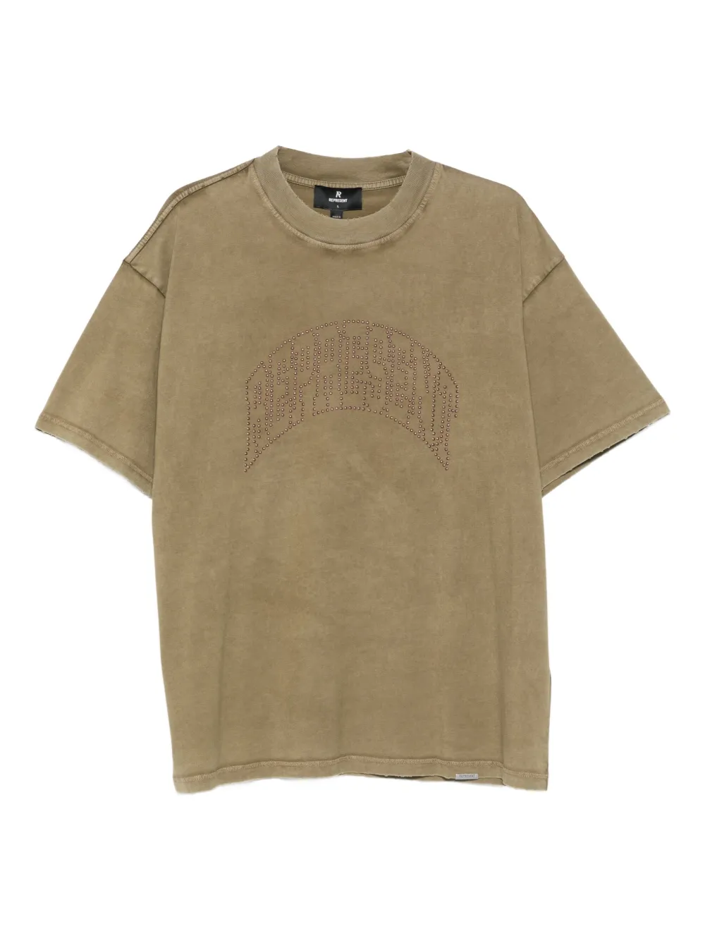 Represent スタッズロゴ Tシャツ | グリーン | Image 1