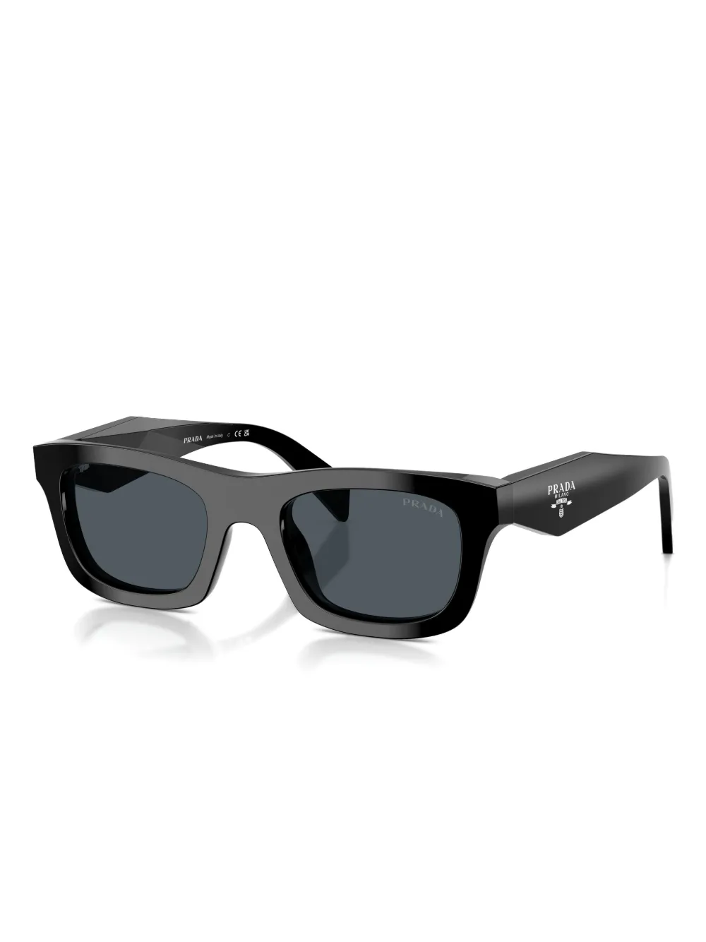 Prada Eyewear rectangular-frame sunglasses - Zwart