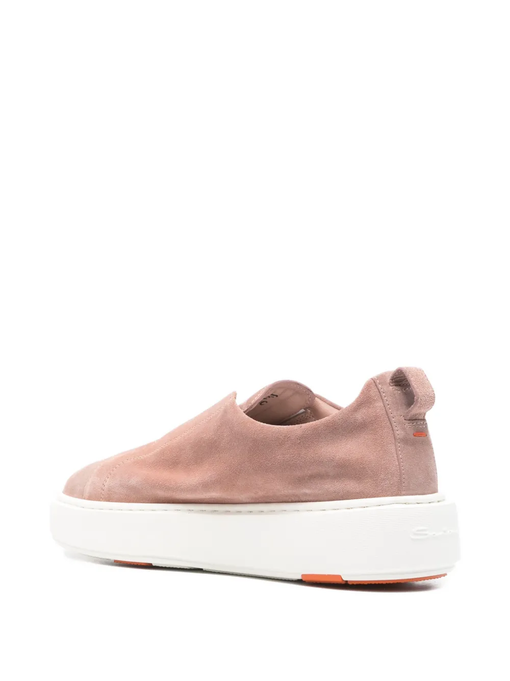 Santoni Suède sneakers Roze