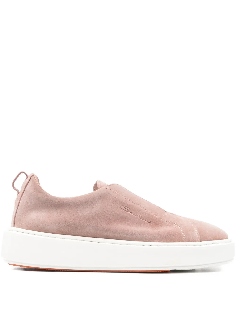 Santoni suede sneakers - Rosa