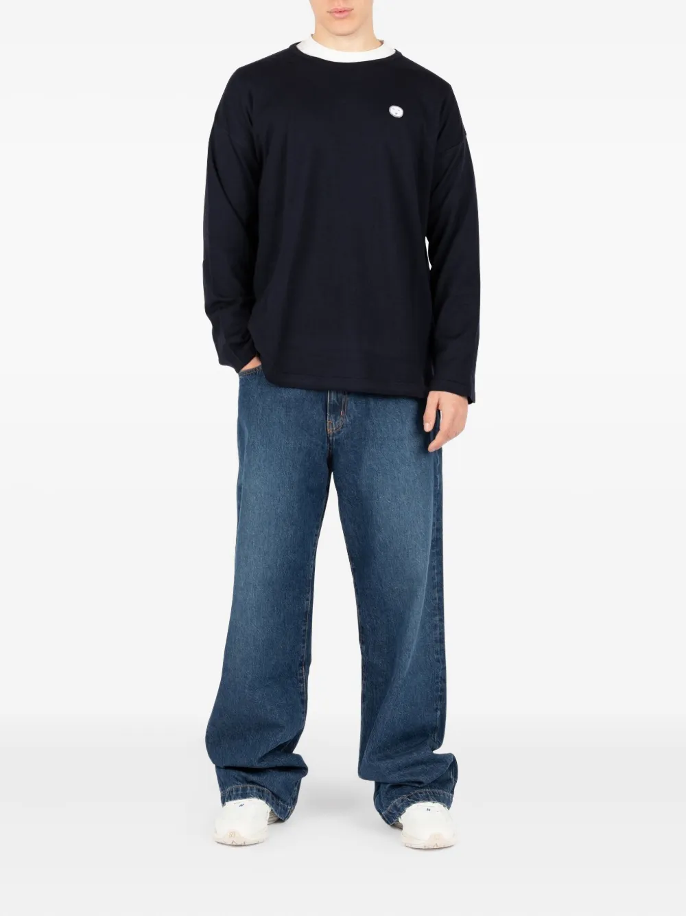 Société Anonyme Red Cross cotton jeans - Blauw