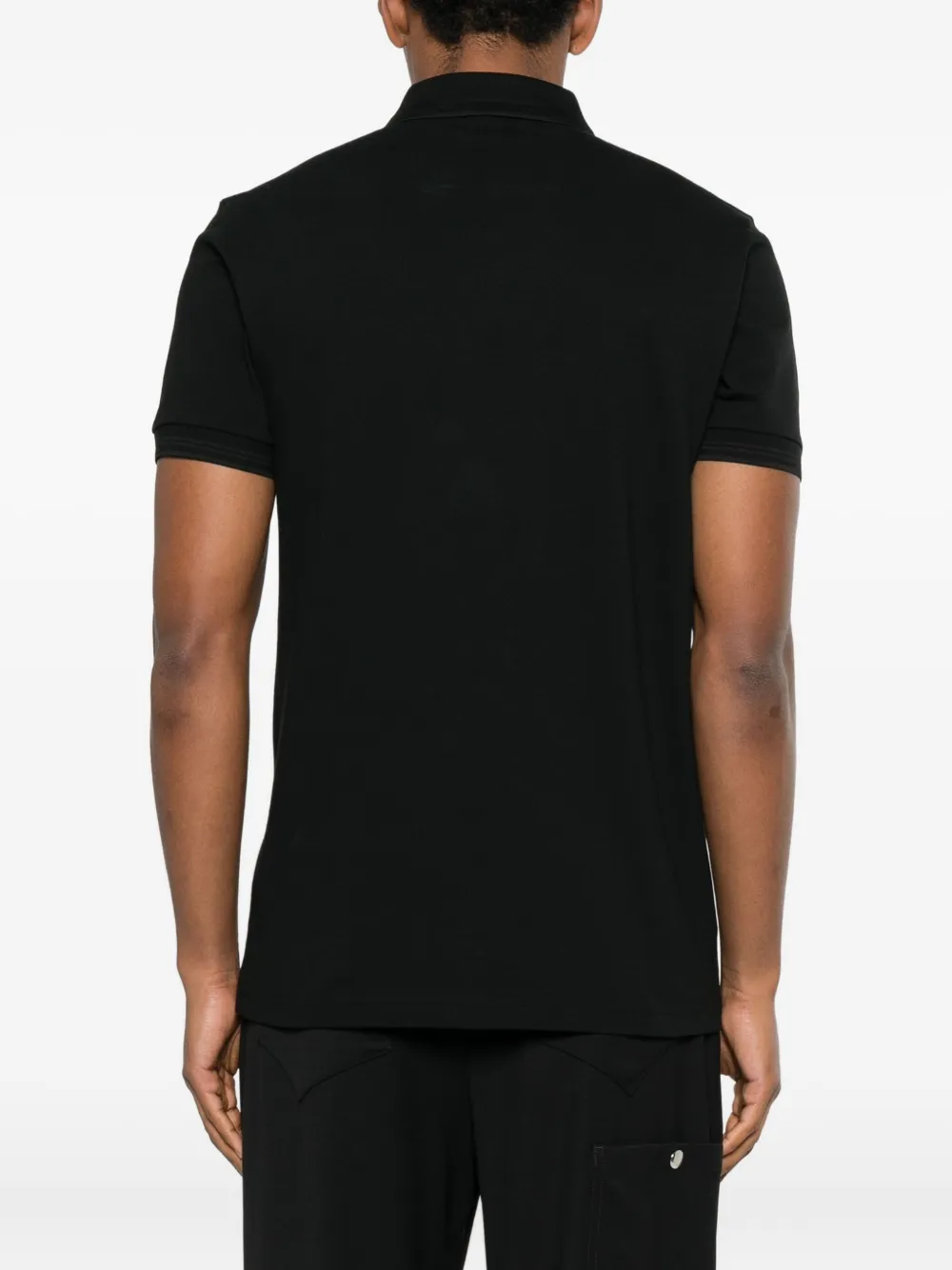 BOSS Poloshirt met logo Zwart