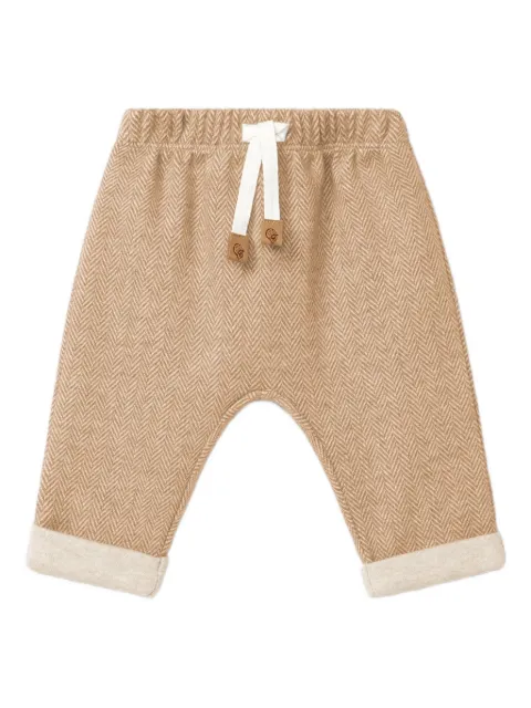 LARANJINHA pantalon à chevrons