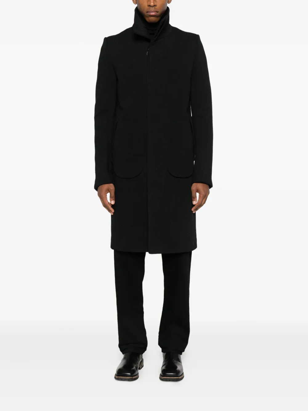 Deepti button-fastening coat | Single Breasted Coats | Image 2