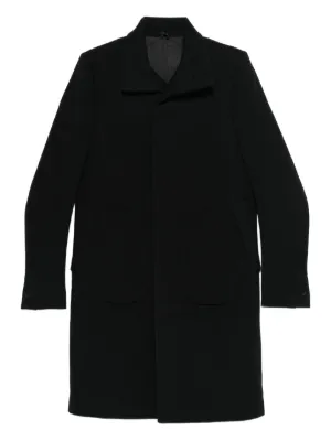 JILSANDER ジップ ブラックロングコート 48 新品 Jil Sander ジップアップ コート | ブルー | FARFETCH JP