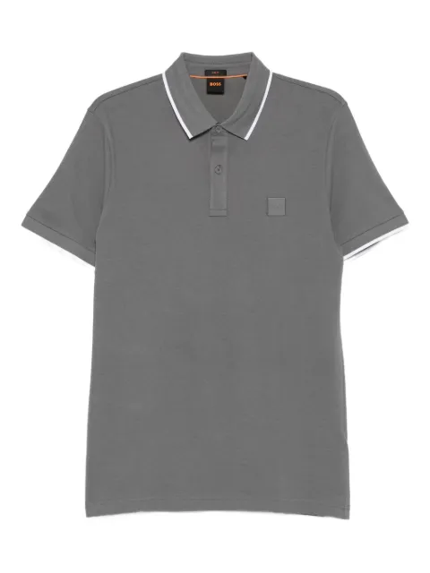 BOSS piped polo shirt