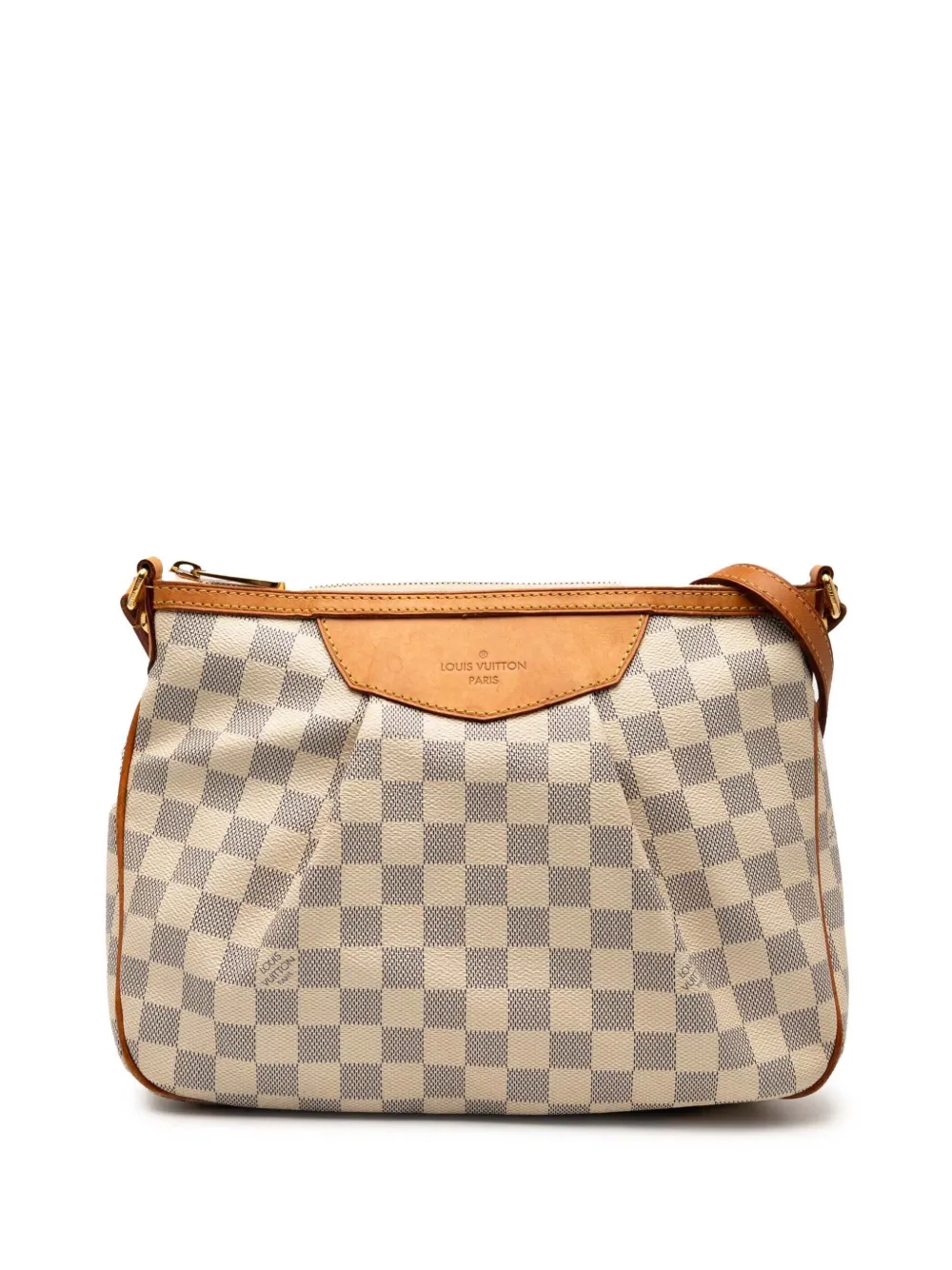 Louis Vuitton Pre-Owned 2010 Damier Azur Siracusa PM crossbody bag - Louis Vuitton Pre-Owned 2010 Damier Azur Siracusa PM crossbody bag -