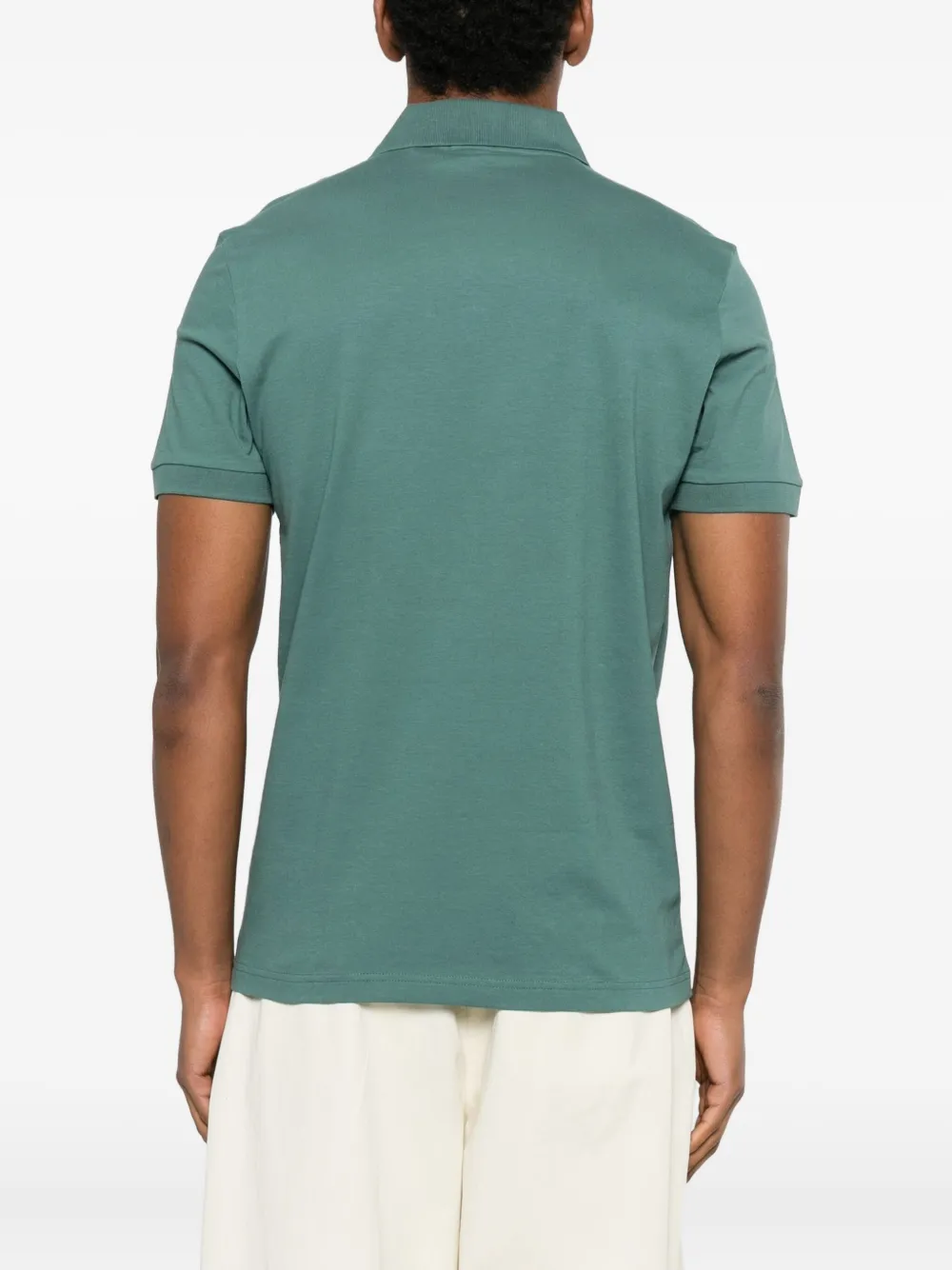 BOSS Poloshirt met logopatch Groen