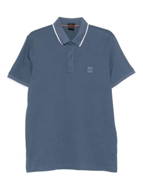 BOSS trim polo shirt